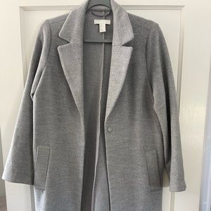 H&M Grey Peacoat